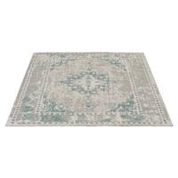 Leen Bakker Vloerkleed Vintage - aqua/beige - 200x290 cm