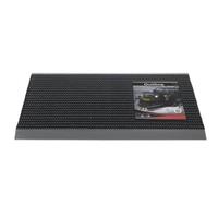 Fußmatte Alu-Anlaufkante schwarz/schwarz PP/Alu L500xB800xS22mm - HAMAT