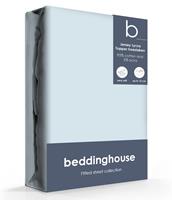 Beddinghouse Jersey-Lycra Topper Hoeslaken LightBlue-180/200 x 200/220 cm