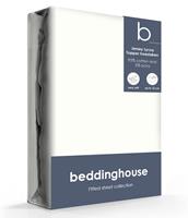 Beddinghouse Jersey-Lycra Topper Hoeslaken Offwhite-140/160 x 200/220 cm