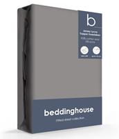 Beddinghouse Jersey-Lycra Topper Hoeslaken Warm Grey-90/100 x 200/220 cm