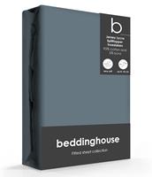 Beddinghouse jersey splithoeslaken topmatras Grijs