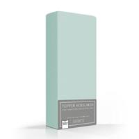 Romanette Luxe Dubbel Jersey Topper Hoeslaken - Mint 160/180 x 200/220