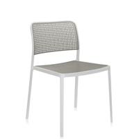 Kartell Audrey Stoel - Wit/lichtgrijs