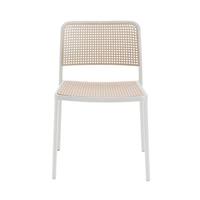 Kartell Audrey Stoel - Wit/beige