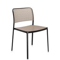 Kartell Audrey Stoel - Zwart/beige