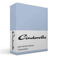 Cinderella hoeslaken - saffier - 70x200 cm