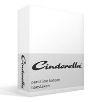 Cinderella hoeslaken - wit - 70x200 cm
