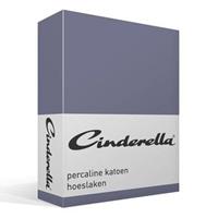 Cinderella basic percaline katoen hoeslaken - 1-persoons (90x220 cm)