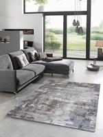 Merinos Marmer Design Vloerkleed - Ibiza 601-99 Earth - Grijs-Beige-120 x 170 cm