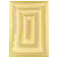 Floorita binnen/buitenvloerkleed Braid - geel - 160x230 cm