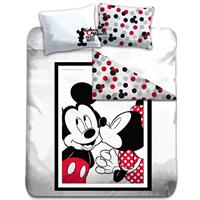 Disney Mickey Mouse Minnie en Mickey Mouse Dekbedovertrek Kiss-240x200/220