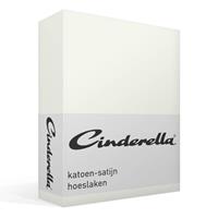 Cinderella satijn hoeslaken - Lits-jumeaux (160x210 cm) - Ivory