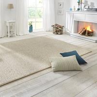 BT Carpet Vloerkleed Wolly 2 Grove lussen, handmade-look, wol-look, reliëfeffect, woonkamer, slaapkamer, werkkamer, robuust, gemakkelijk in onderhoud