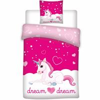 Unicorn Dekbedovertrek Dream Roze