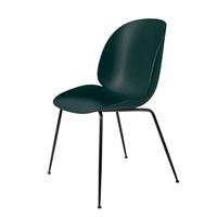 Gubi Beetle Stoel Un-upholstered Black/Green