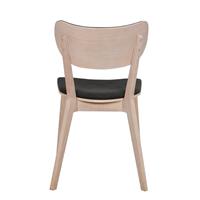 Nordiq Cato Chair - Houten stoel - Whitewash - Grijs
