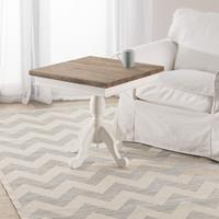 Vloerkleed Modern Chevron wool/ ice blue 160x230 cm