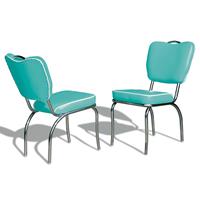 Bel Air Retro Eetkamerstoel CO-26 Turquoise