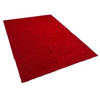 Beliani DEMRE Vloerkleed Rood Polyester 80 x 150 cm