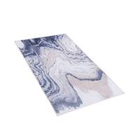 Beliani - Teppich rechteckig beige / grau Modern Abstrakt 80 x 150 cm Kurzflor Gebze - Bunt
