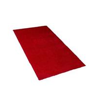 beliani Läufer Teppich Rot Polyester 80 x 150 cm Rechteckig Hochflor Modern Maschinengetuftet Fußbodenheizung Geeignet Wohnzimmer Schlafzimmer Flur - Rot