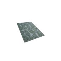 beliani Outdoor Teppich hellgrün 120x180 cm Bodenschutzmatte Kunststoffmatte Kota - Grün