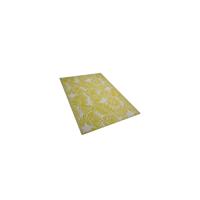 Outdoor Teppich gelb 120x180 cm Bodenschutzmatte Kunststoffmatte Kota - BELIANI