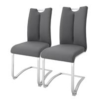 MCA furniture Vrijdragende stoel ARTOS Stoel tot 140 Kg belastbaar (set, 2 stuks)