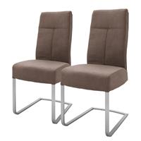 MCA furniture Vrijdragende stoel Talena Stoel belastbaar tot 120 kg (set, 2 stuks)