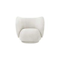 Ferm Living Rico Fauteuil - Geborsteld/Off White