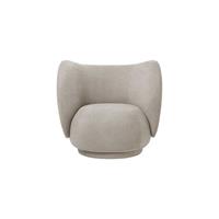 Ferm Living Rico Fauteuil - Geborsteld/Zand