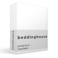 Beddinghouse Jersey-Lycra Hoeslaken White-70/80 x 200/220 cm