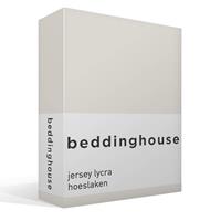 Beddinghouse Jersey-Lycra Hoeslaken Offwhite-180/200 x 200/220 cm