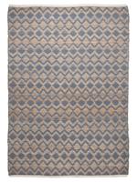 Tom Tailor Vloerkleed Geometric Platweefsel, met de hand geweven, materiaal: 60% katoen, 40% jute, woonkamer