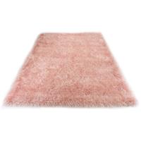 Merinos Hoogpolig Glanzend Vloerkleed Roze-120 x 170 cm