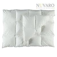 Nuvaro 4-Seizoenen dekbed Exclusieve Mazurische Ganzendons 140 x 200 cm - Eenpersoons