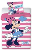 disneymickeyenminniemouse Minnie Mouse Dekbedovertrek Stripes 100x135cm