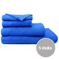 The One Towelling The One Handdoek Voordeelpakket 450 gram 50x100 cm Royal Blue (5 stuks)