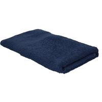 Jassz Voordelige badhanddoek navy blauw 70 x 140 cm 420 grams Blauw