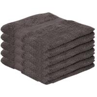 Jassz 5x Voordelige handdoeken grijs 50 x 100 cm 420 grams Grijs