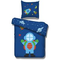 Tagesdecke Bettbezug-Set Astronaut 195x85 cm Baumwolle, Vipack