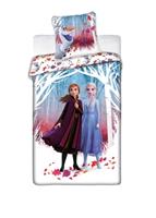 disneyfrozen'anna,elsa,ol Disney Frozen Dekbedovertrek - 140 x 200 cm + 63 x 63 cm - Polyester