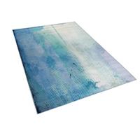beliani Moderner, rechteckiger Teppich in blauen Farbtönen 160 x 230 cm Susuz - Bunt