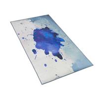 beliani Wunderschöner, moderner Teppich mit abstraktem Muster in Blau 80 x 150 cm Odalar - Blau