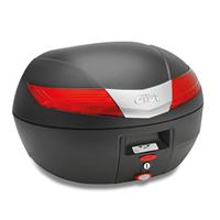 Givi Monokey V40N Topcase mit roten Reflektoren