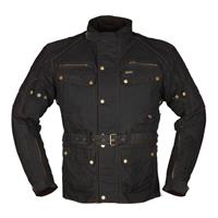 modeka Glasgow Jacket, Textiel motorjas heren, Zwart