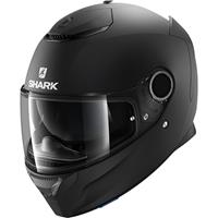 shark Spartan 1.2 Blank, Integraalhelm voor op de moto, Mat zwart KMA