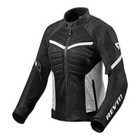 REV'IT! Arc Air Damen Textiljacke schwarz/weiß 38 Damen