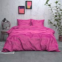 sleeptimeelegance Sleeptime Elegance Satijn Geweven Uni - Hot Pink 1-persoons (140 x 220 cm + 1 kussensloop) Dekbedovertrek